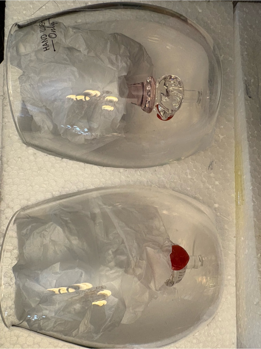 Hand-Blown Glass Cloche with Gnome Accent - Decorative Glass Dome